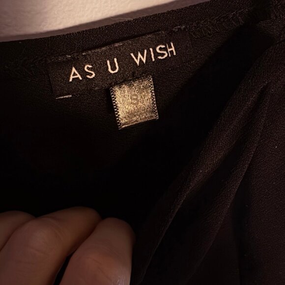 🦋 As U Wish Black Dress - 90s Style Dress - Picture 5 of 5